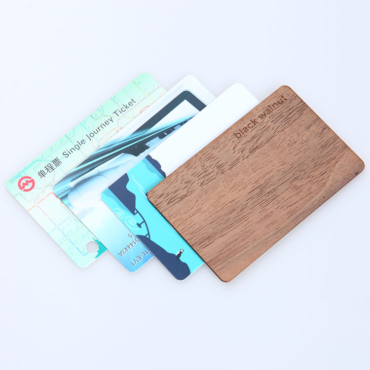 Eco-friendly wooden NFC card